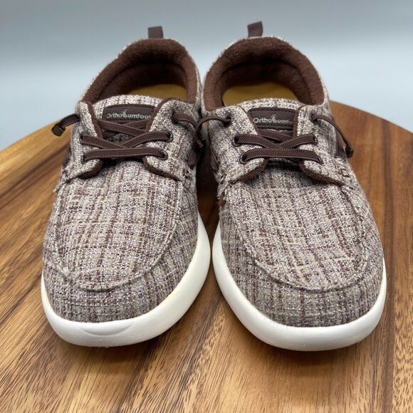 Orthcomfoot Womens Slip On Shoe Comfortable Ortho Heel Loafers Support 9 / 40 - Picture 2 of 8